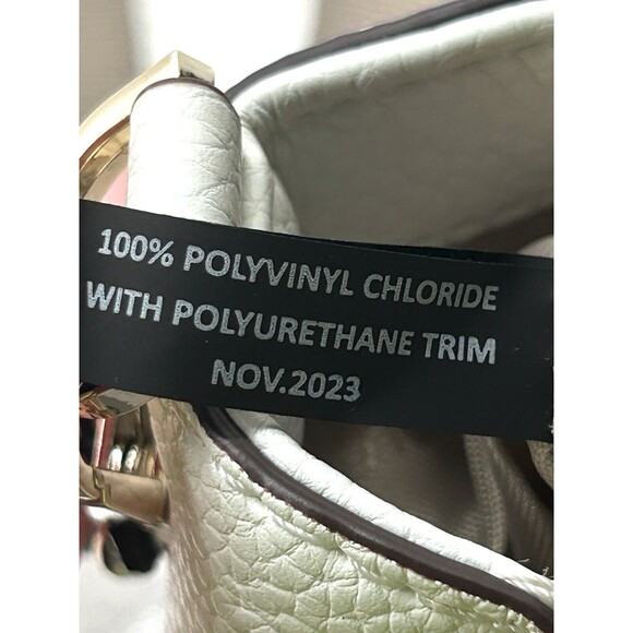 DKNY White Brown Shoulder Strap Purse Brand New BR1-2265 - Picture 6 of 8